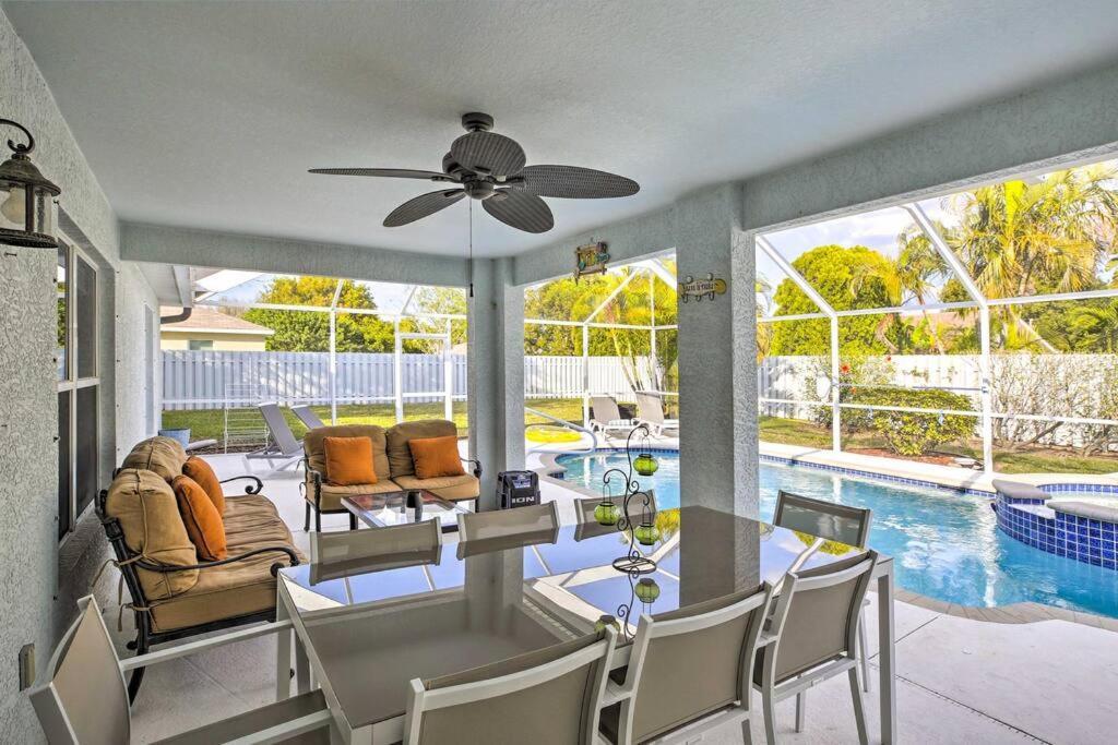 Sun-Dappled Cape Coral Oasis, 5 Mi To Beach! Villa Exterior photo